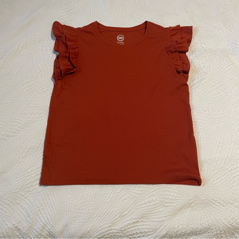 Ruffled Sleeve Top